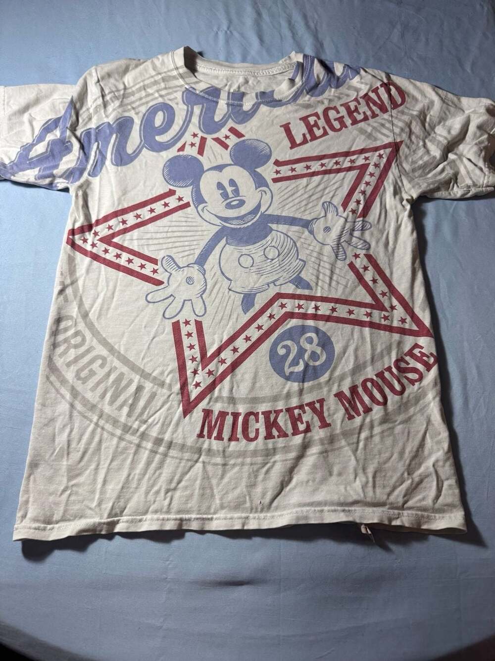 Disney Parks American Legend Mickey Mouse Star Graphic T-Shirt